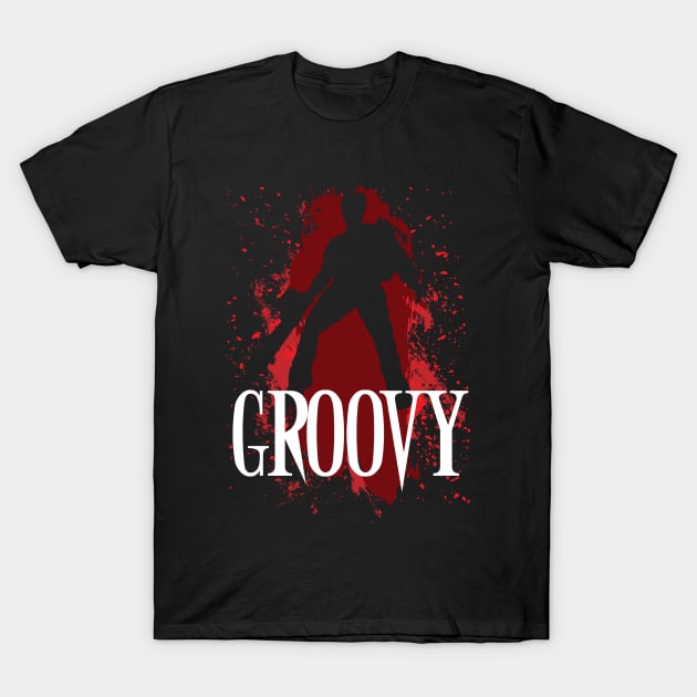 Ash Williams Groovy T-Shirt by Meta Cortex